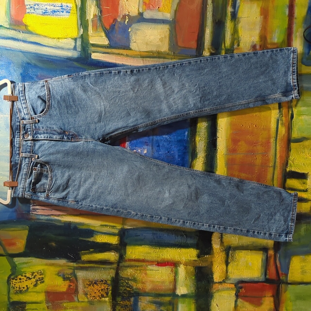 Levi's 505 Straight Leg Jeans Mens W32 L30
